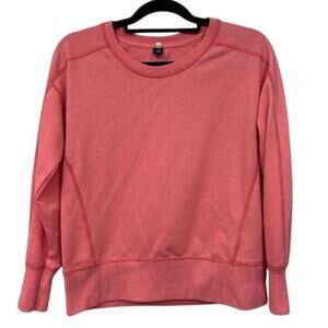 Cheap Monday Naomi Sweatshirt Womens XS Pink Long Sleeve Crew Neck